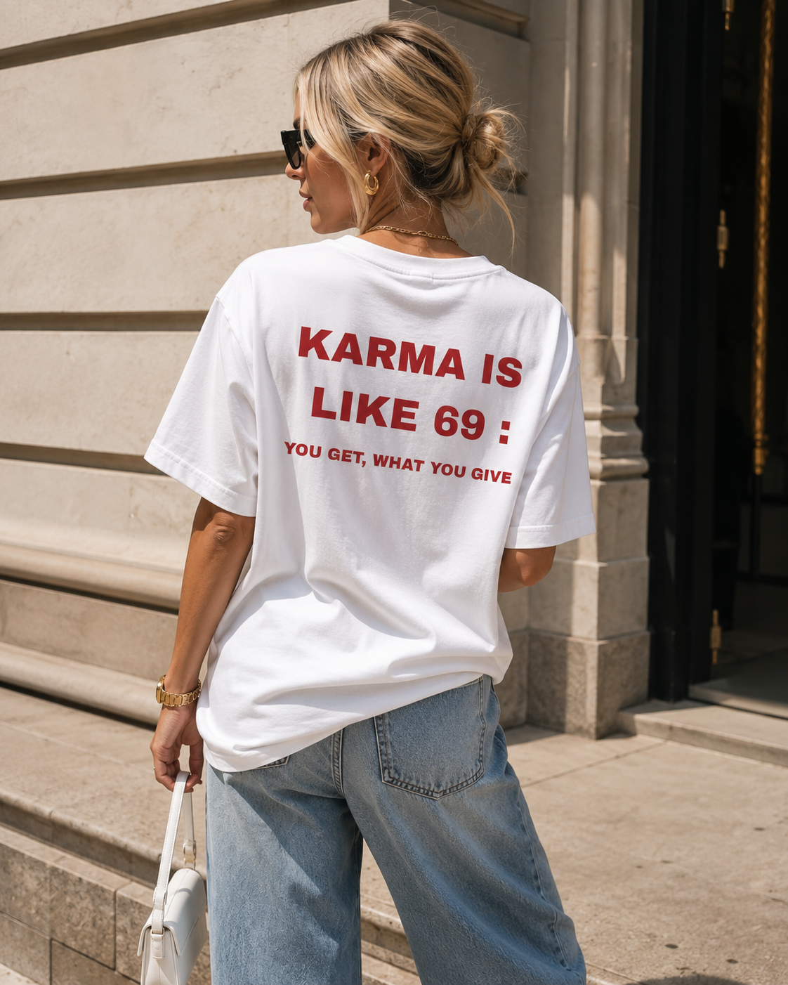Karma Is Like 69 T‑Shirt — "You Get What You Give" Graphic Tee