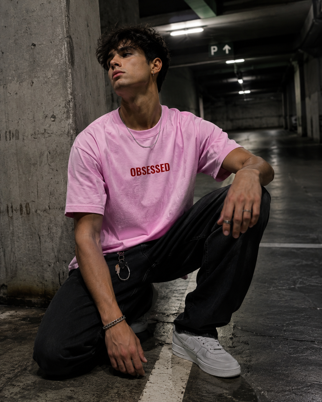 Heavyweight Drop Shoulder Cotton T-Shirt