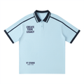 Unisex Contrast Piping Polo Shirt