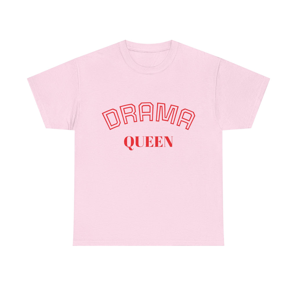 Drama Queen T‑Shirt — Retro Pink Graphic Tee for Funny Gift & Bachelorette