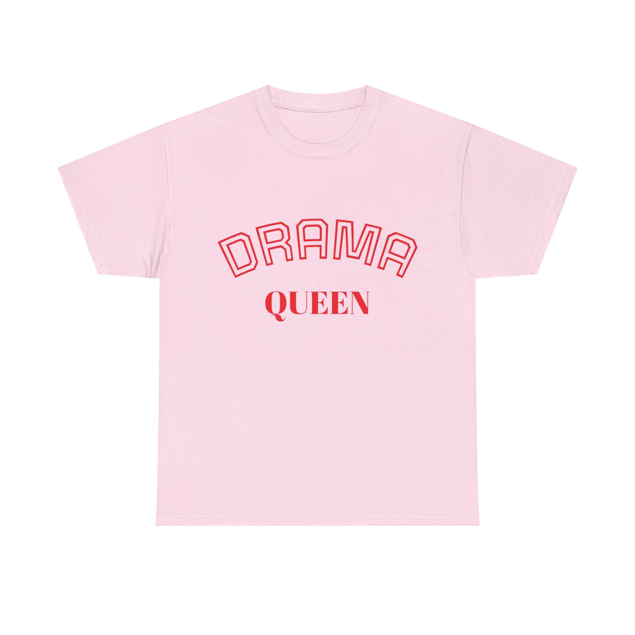 Drama Queen T‑Shirt — Retro Pink Graphic Tee for Funny Gift & Bachelorette