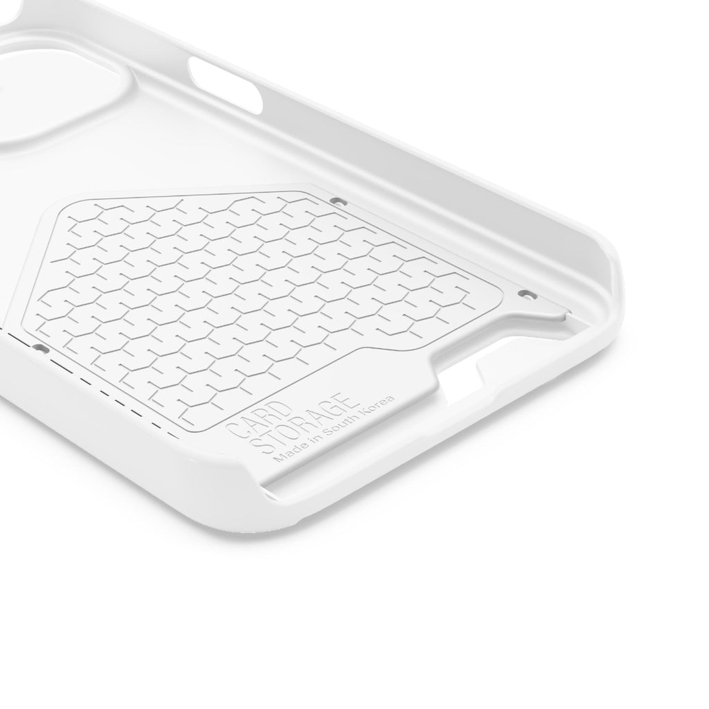 Phone Case with Card Holder — "Out of Breath Running Club" Minimalist Running Phone Wallet