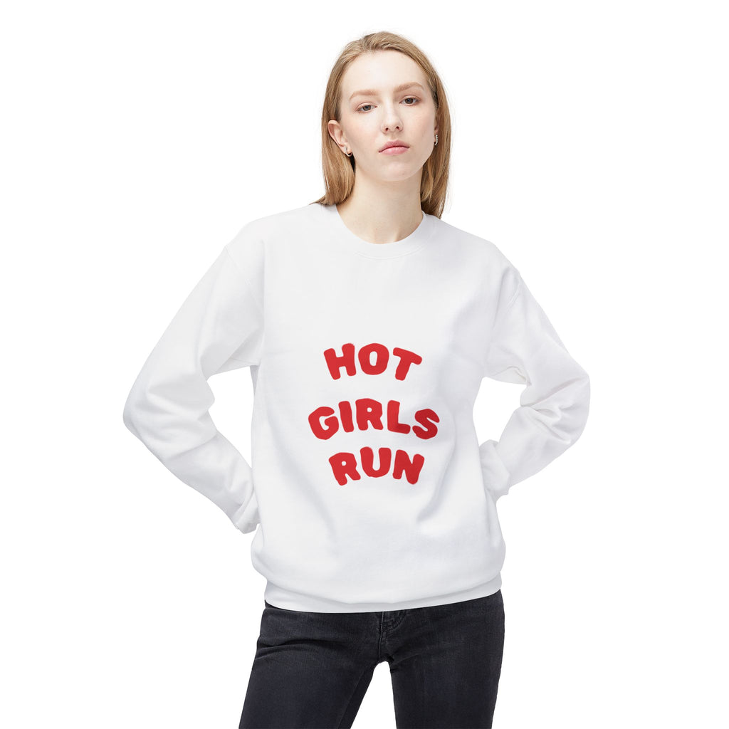Hot Girls Run Crewneck Sweatshirt