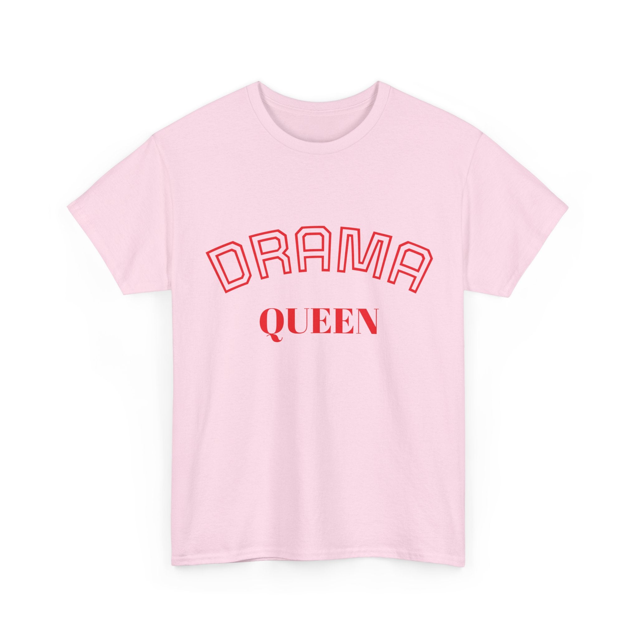 Drama Queen T‑Shirt — Retro Pink Graphic Tee for Funny Gift & Bachelorette
