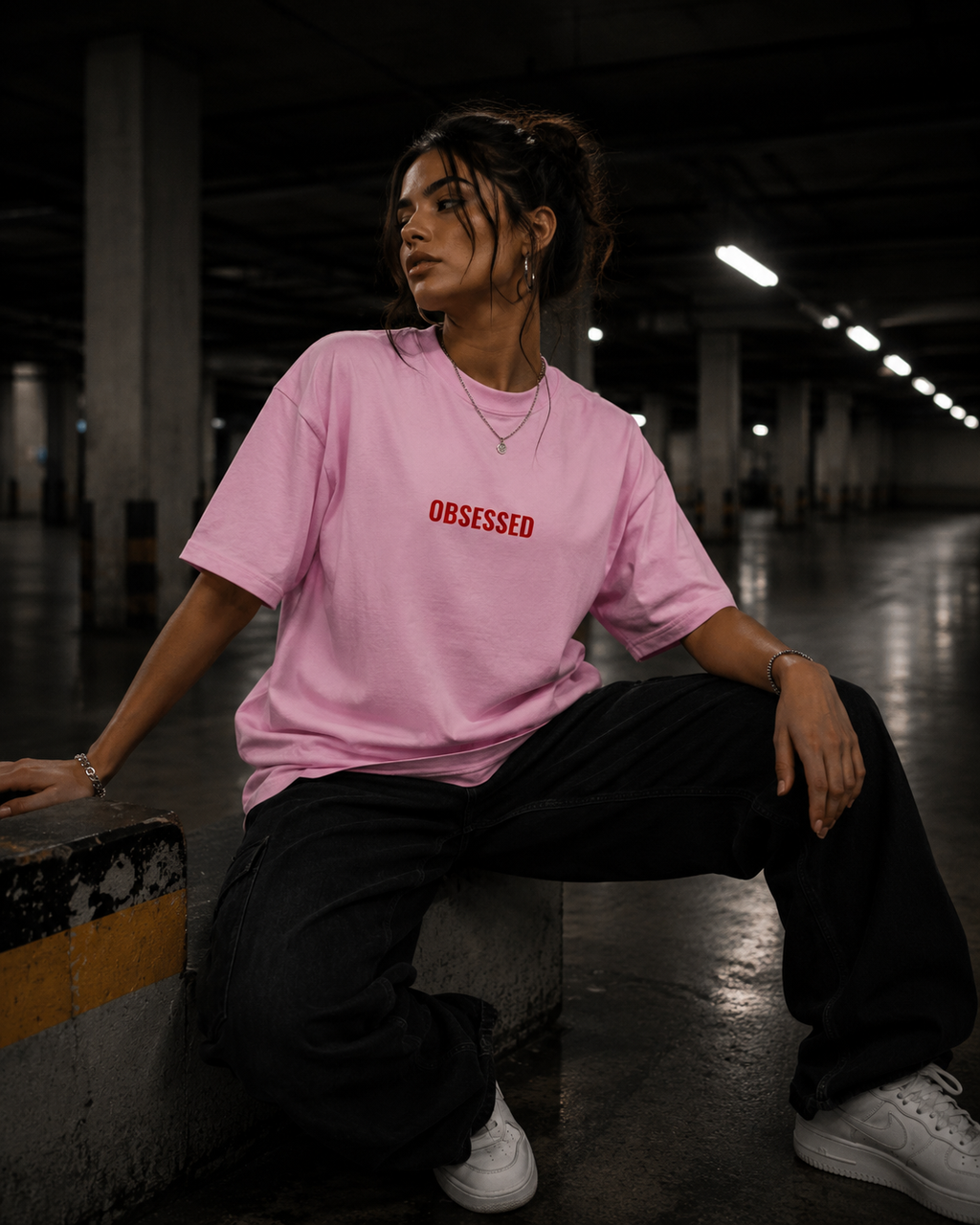 Heavyweight Drop Shoulder Cotton T-Shirt
