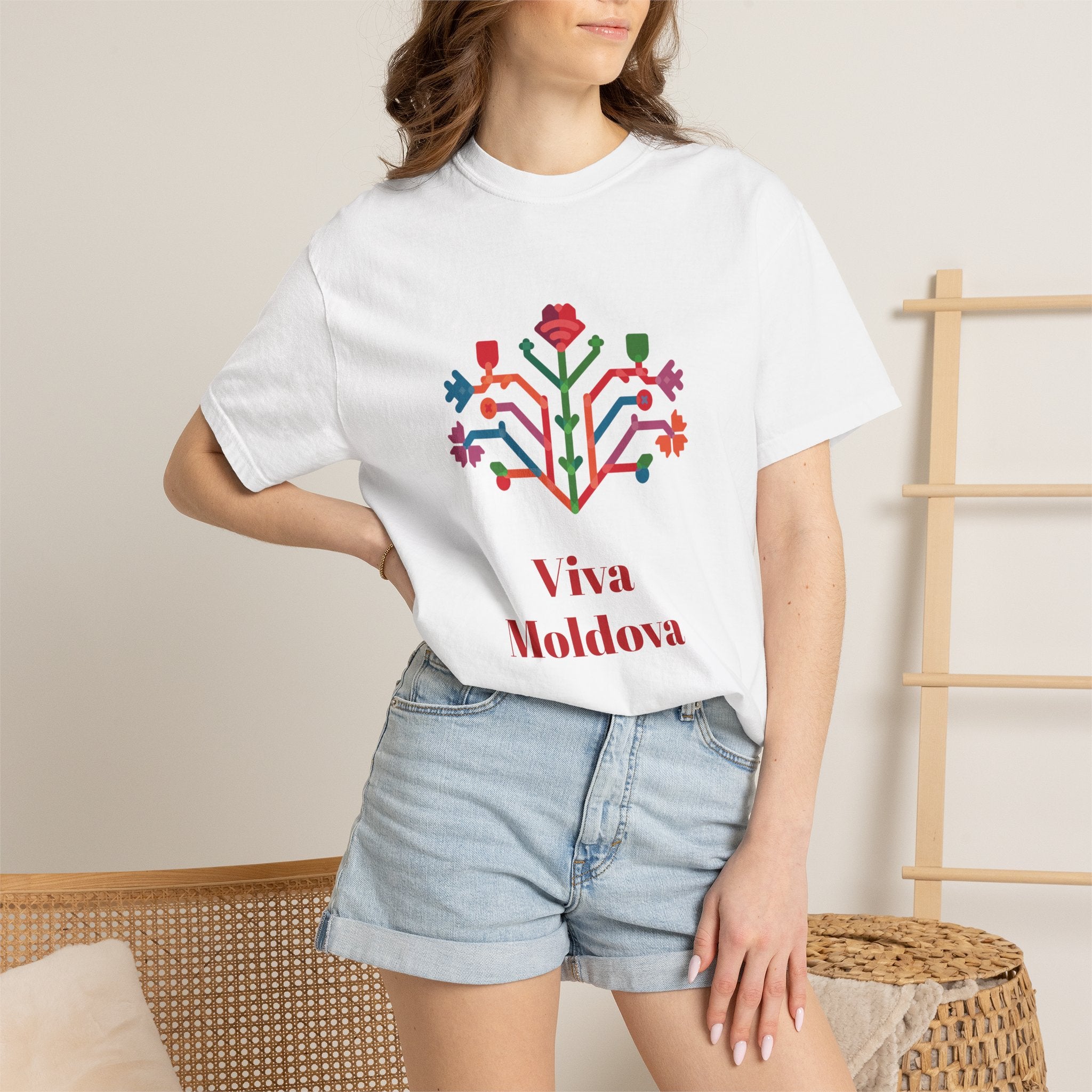 Unisex Garment T-shirt Viva Moldova