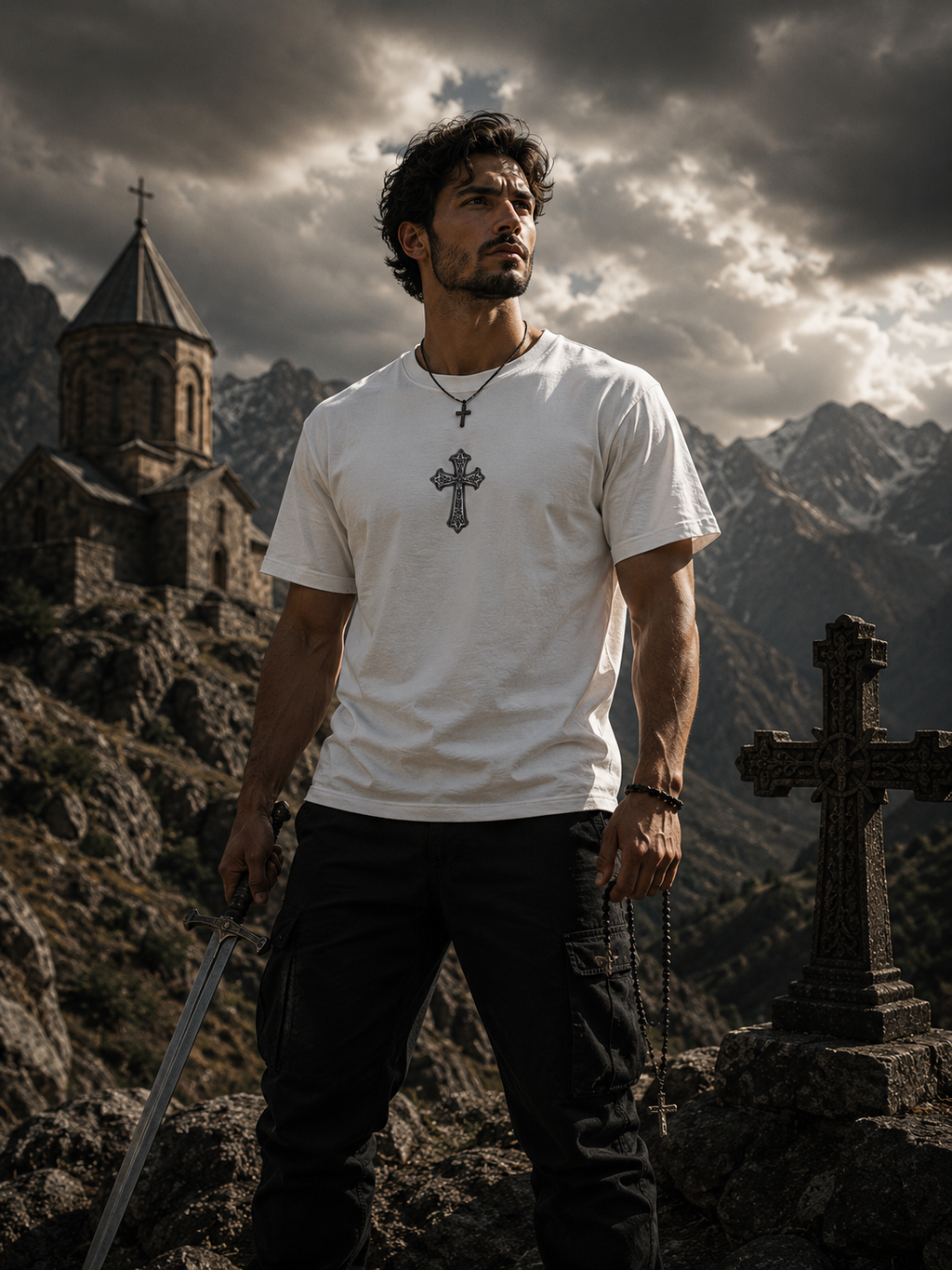 Unisex Oversized T-Shirt Cross II
