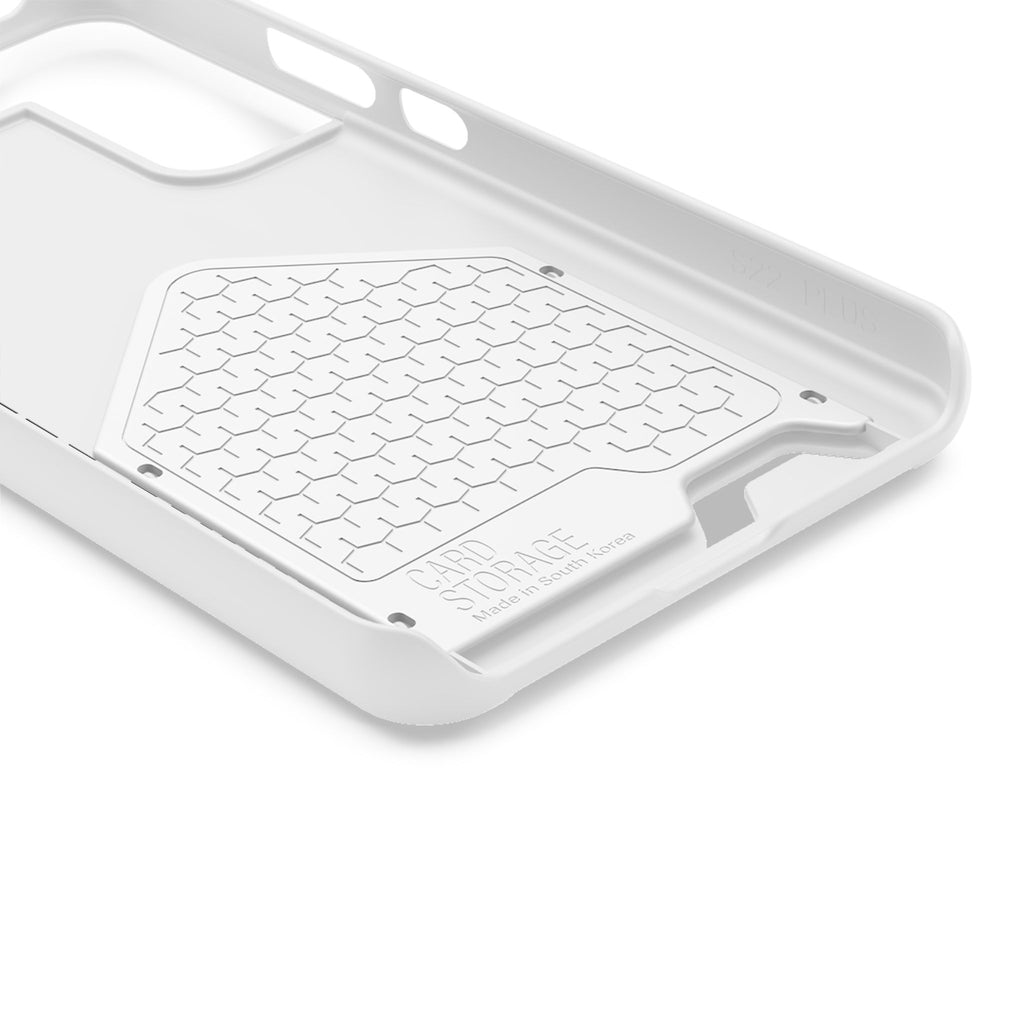 Phone Case with Card Holder — "Out of Breath Running Club" Minimalist Running Phone Wallet