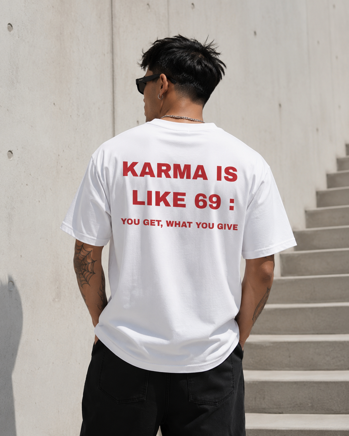 Karma Is Like 69 T‑Shirt — "You Get What You Give" Graphic Tee