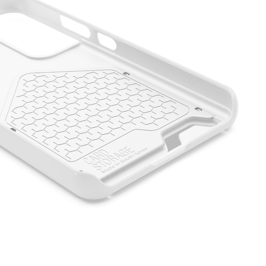 Phone Case with Card Holder — "Out of Breath Running Club" Minimalist Running Phone Wallet