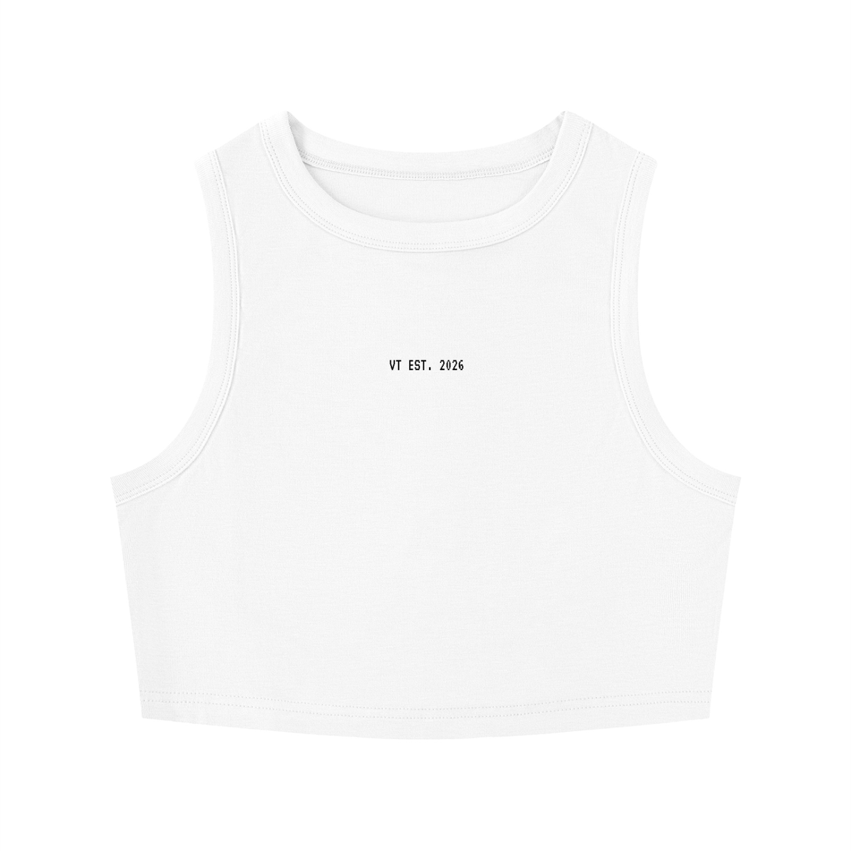 Women's Tight Crewneck Crop Tank Top