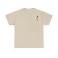 Matchstick Pocket Tee — Minimalist Flame Graphic T-Shirt