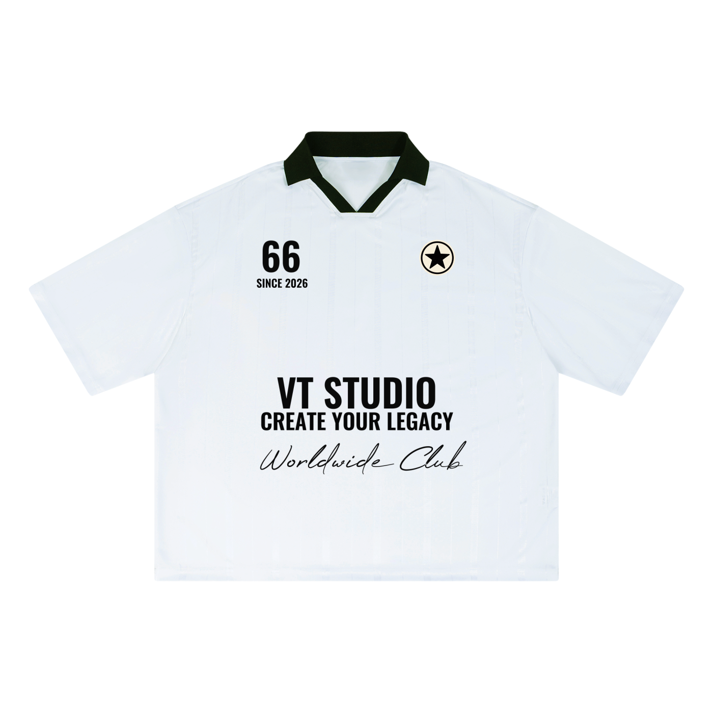 Unisex Striped Boxy Soccer Jersey