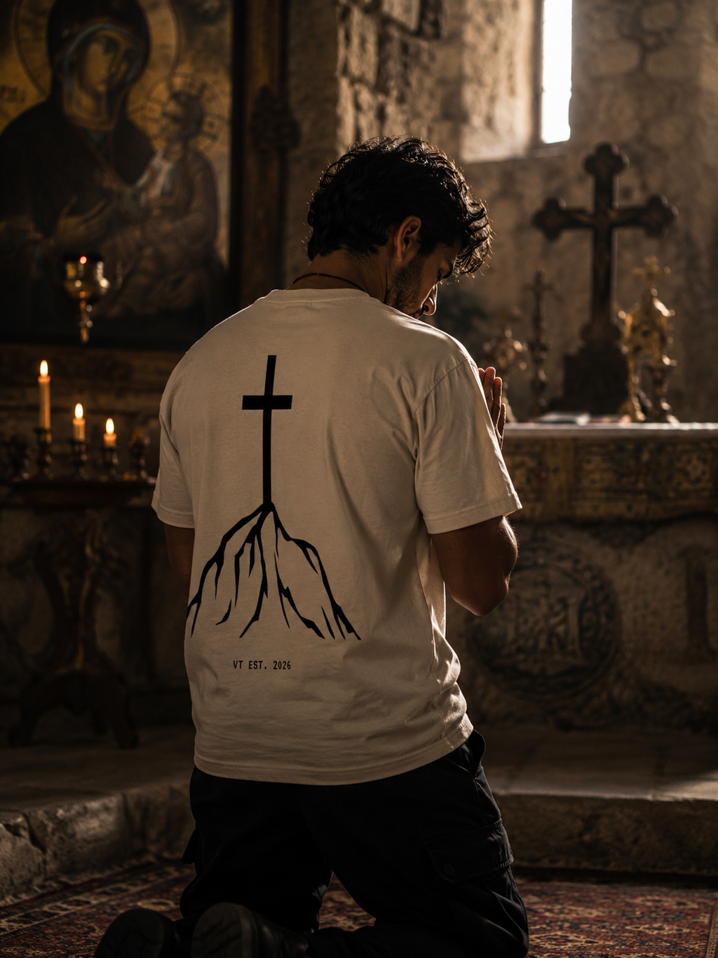 Unisex Oversized T-Shirt Cross