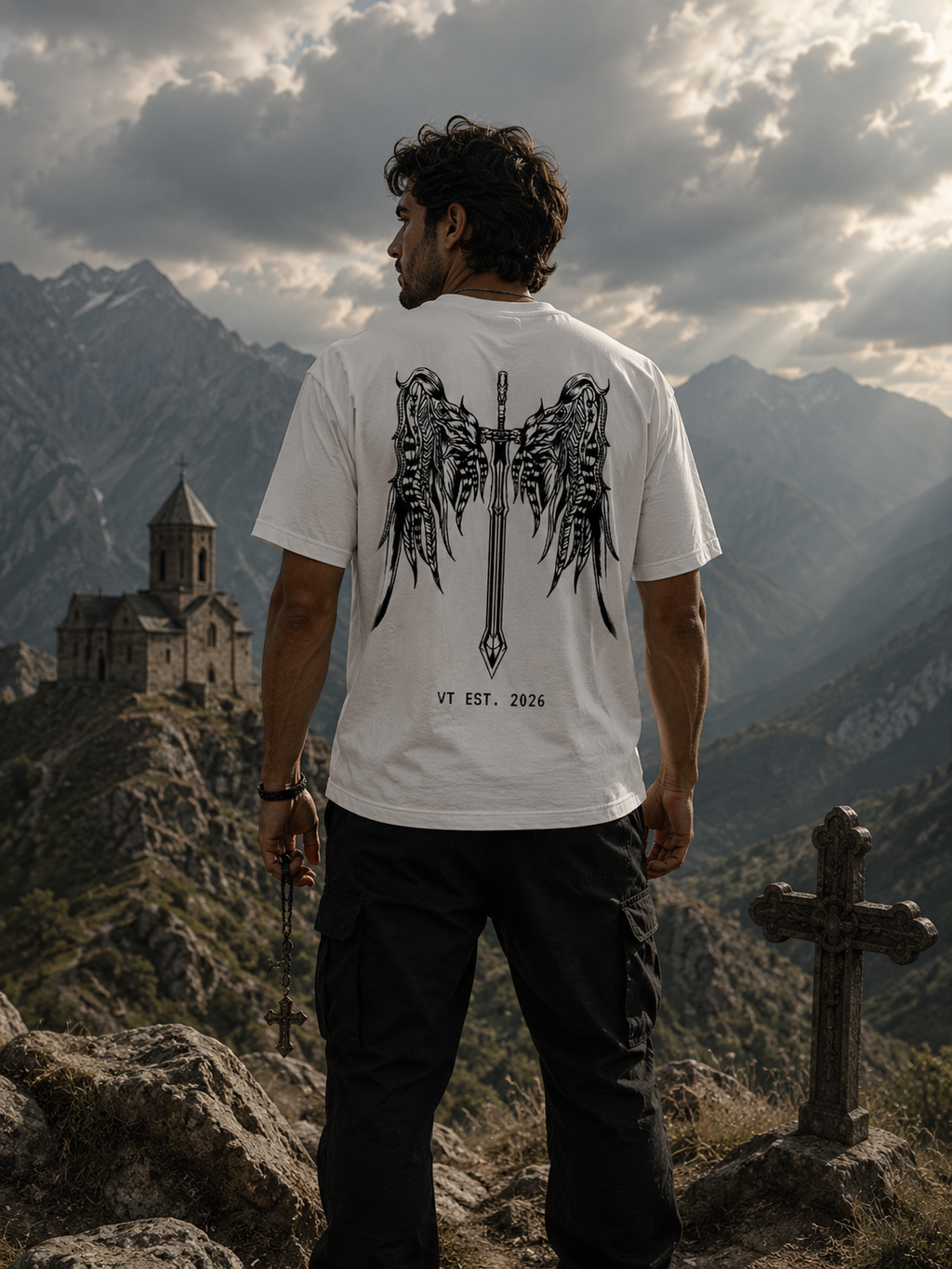 Unisex Oversized T-Shirt Cross II
