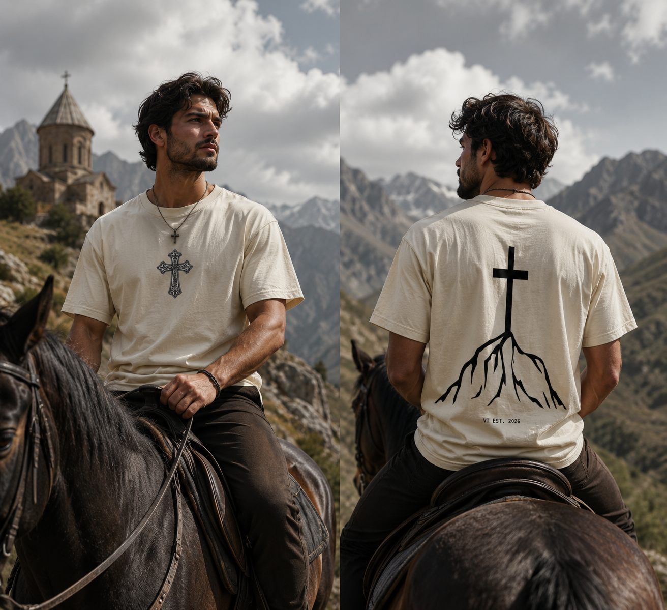 Unisex Oversized T-Shirt Cross