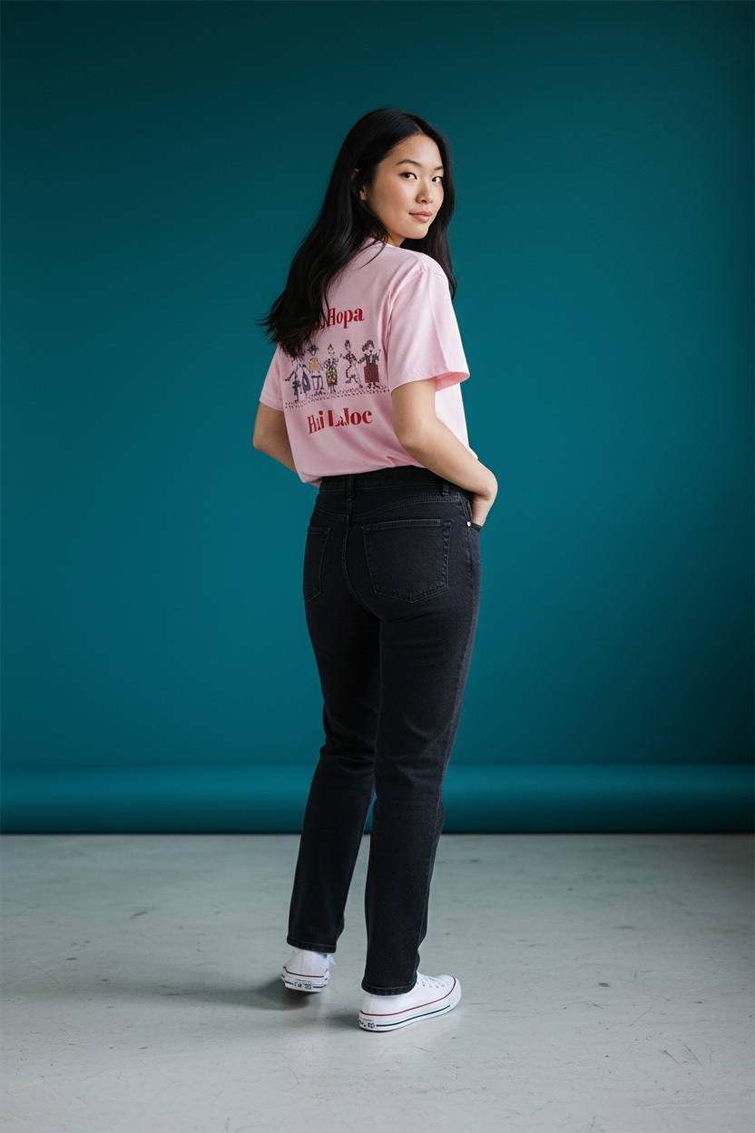 T-Shirt — 'Hopa Hopa Hai La Joc' Folk Dance Graphic Tee