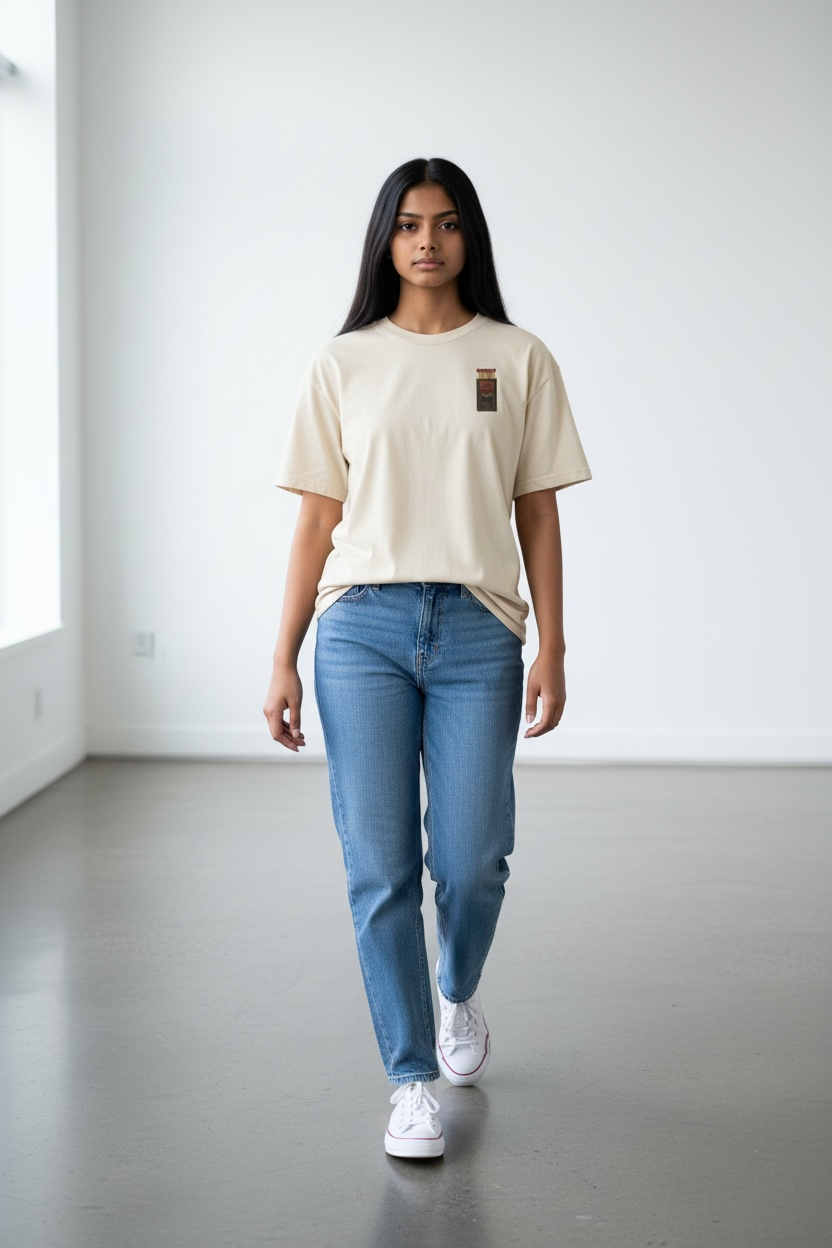 T-Shirt — Vintage Cigarette Pack Pocket Graphic Tee