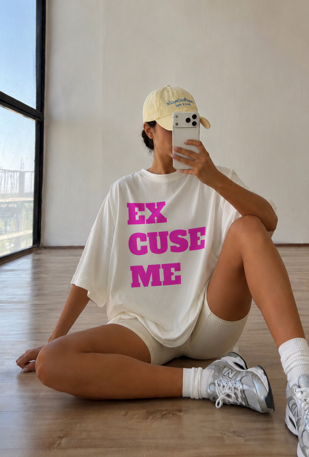 Excuse Me T-Shirt — Bold Pink Statement Tee