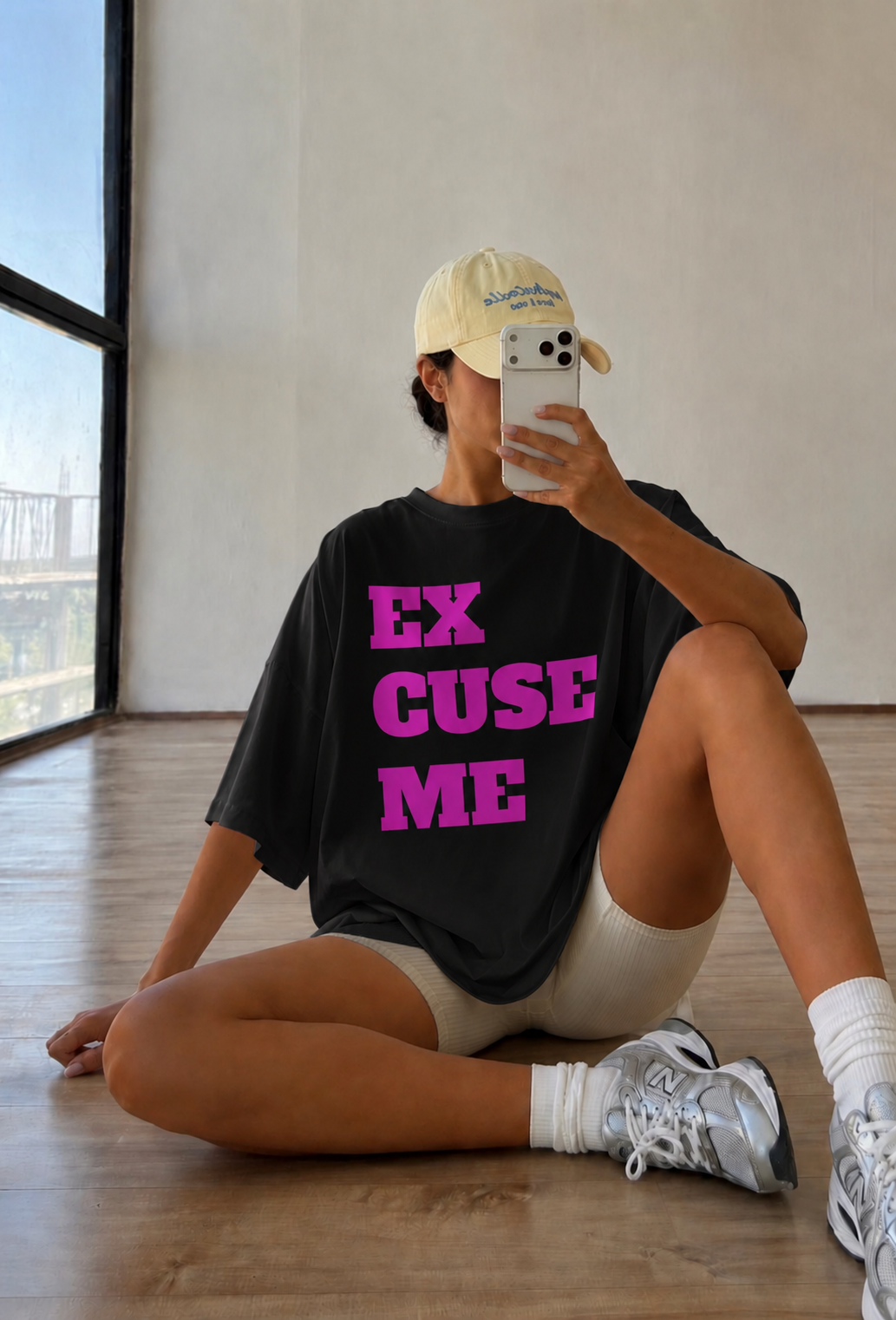 Excuse Me T-Shirt — Bold Pink Statement Tee