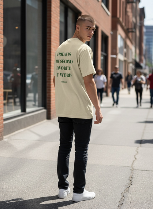 Graphic Tee — "Friday Is My Second Favorite F-Word" Casual Cotton T-Shirt