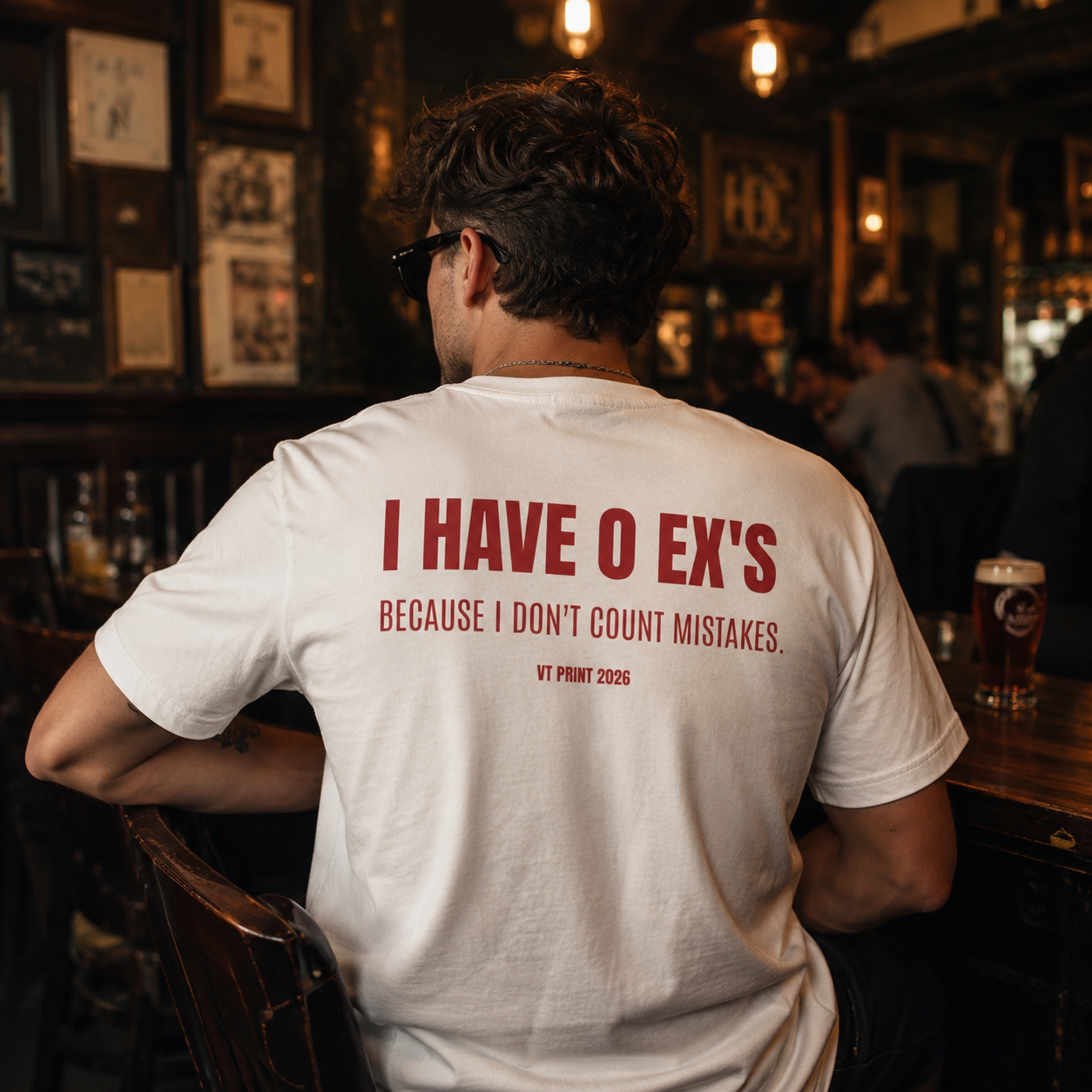 I Have 0 Ex's Tee — Funny Breakup Quote T-Shirt