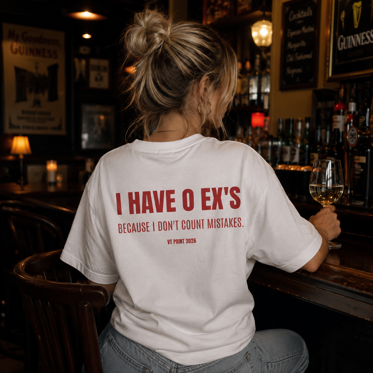 I Have 0 Ex's Tee — Funny Breakup Quote T-Shirt