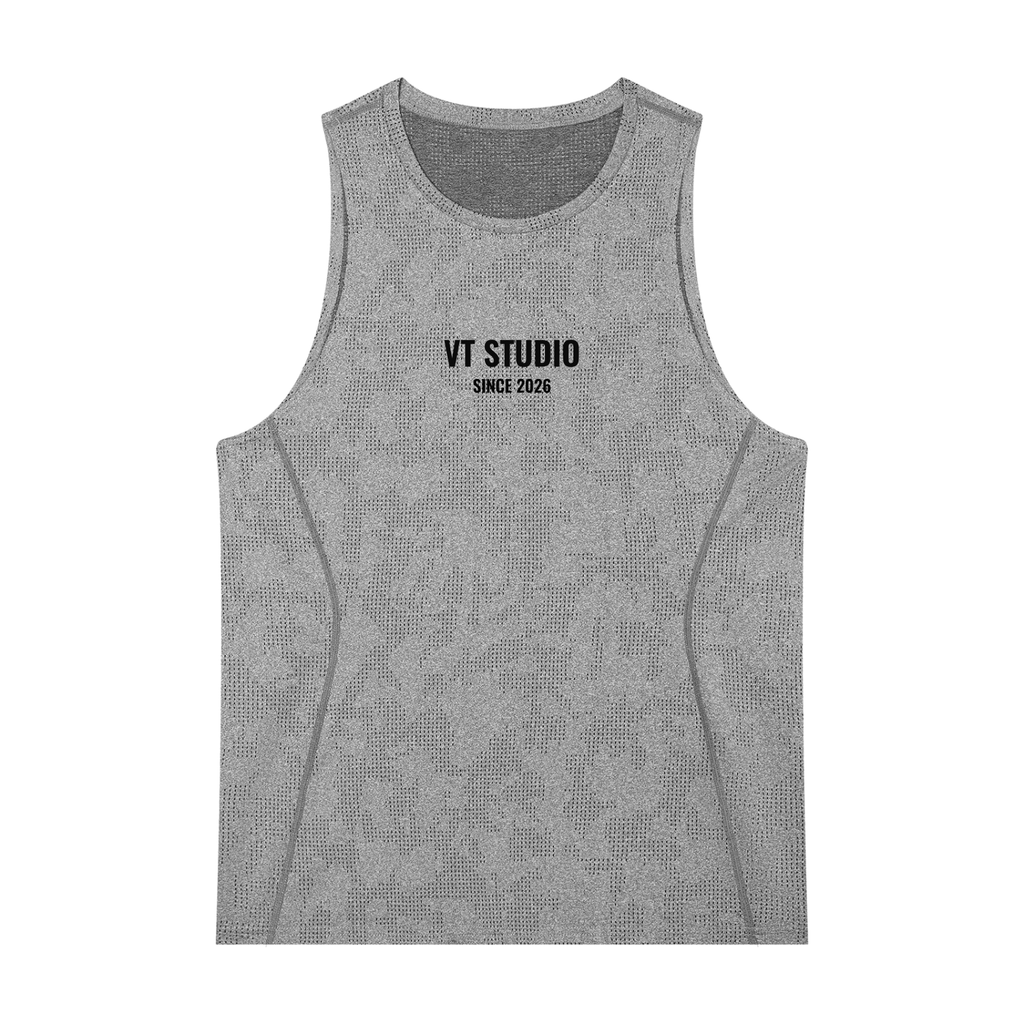 Men's Jacquard Performance Tank Top