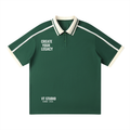 Unisex Contrast Piping Polo Shirt