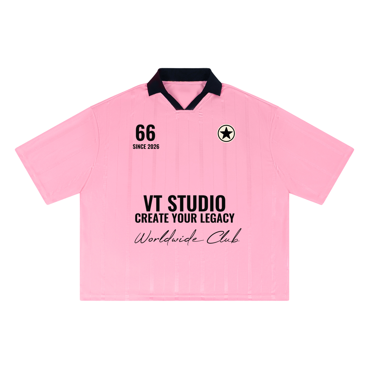Unisex Striped Boxy Soccer Jersey